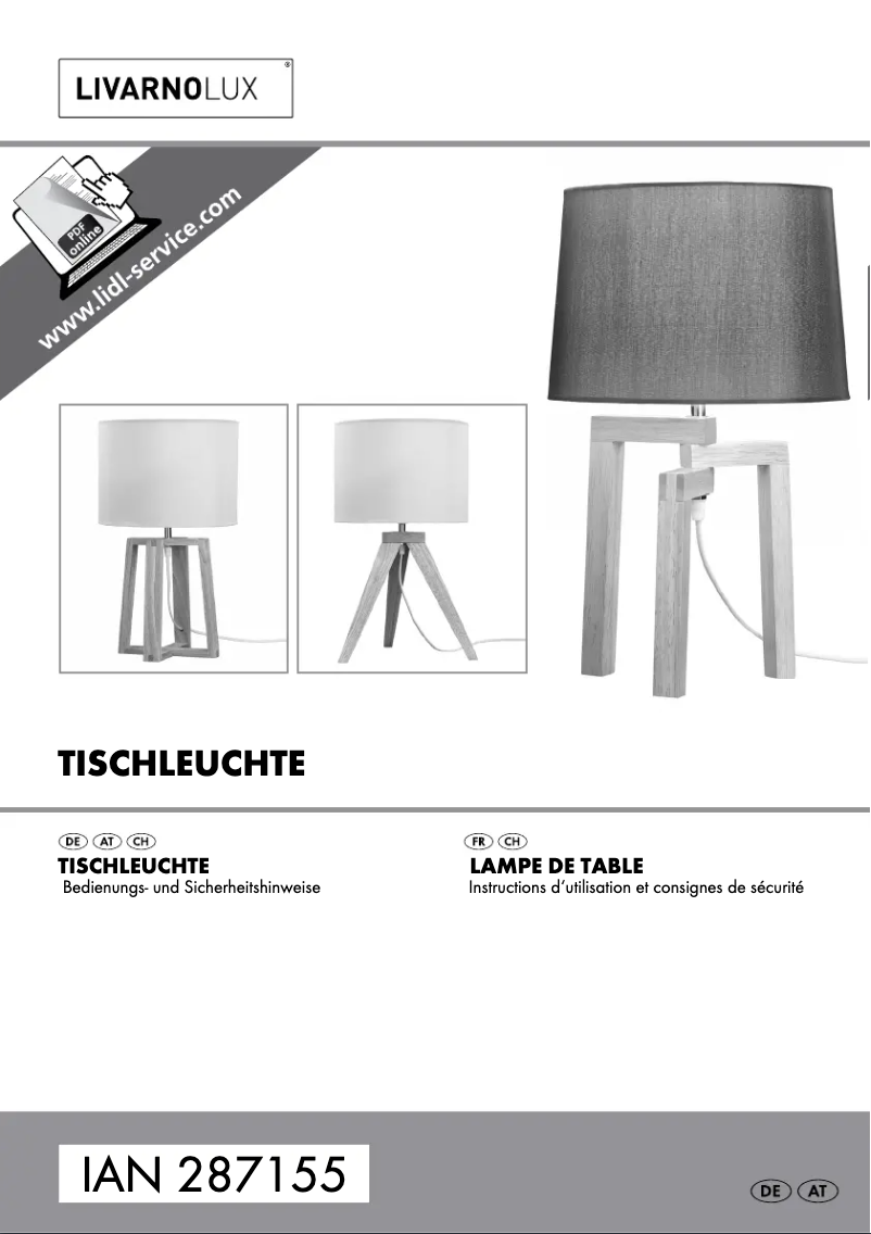 Page 1 of the manual User Manual Livarno Lux HG02105C