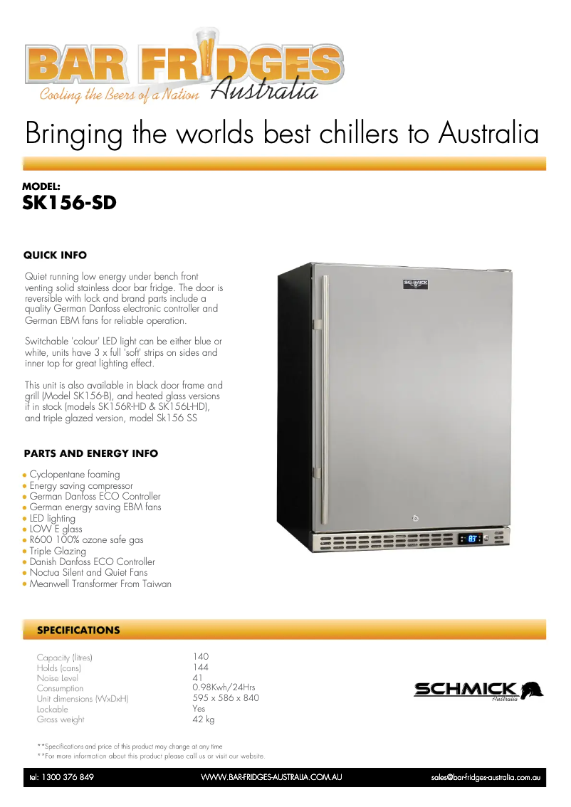 First page image of the manual for SK156-SD