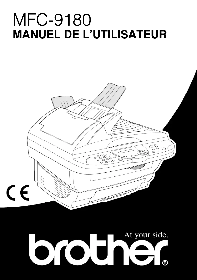 First page image of the manual for MFC-9180
