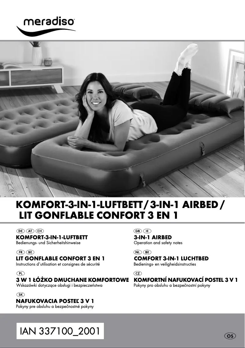 First page image of the manual for HG02725