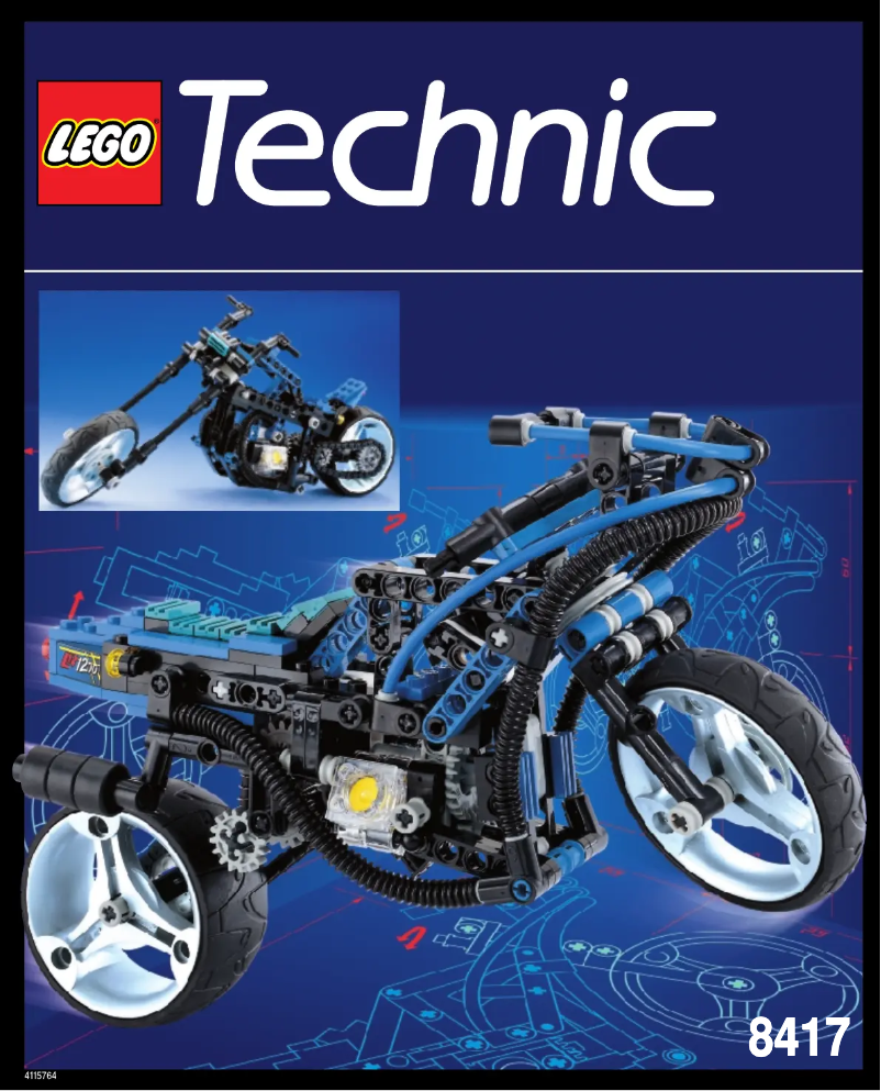 Page 1 of the manual User Manual Lego Super Bike