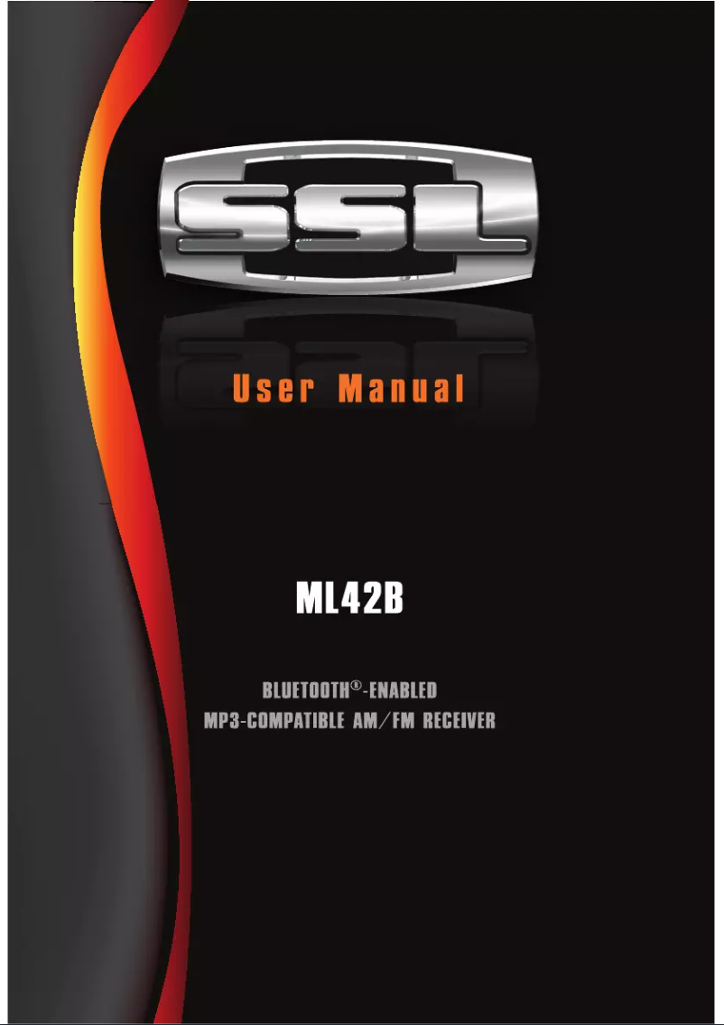 First page image of the manual for ML42B