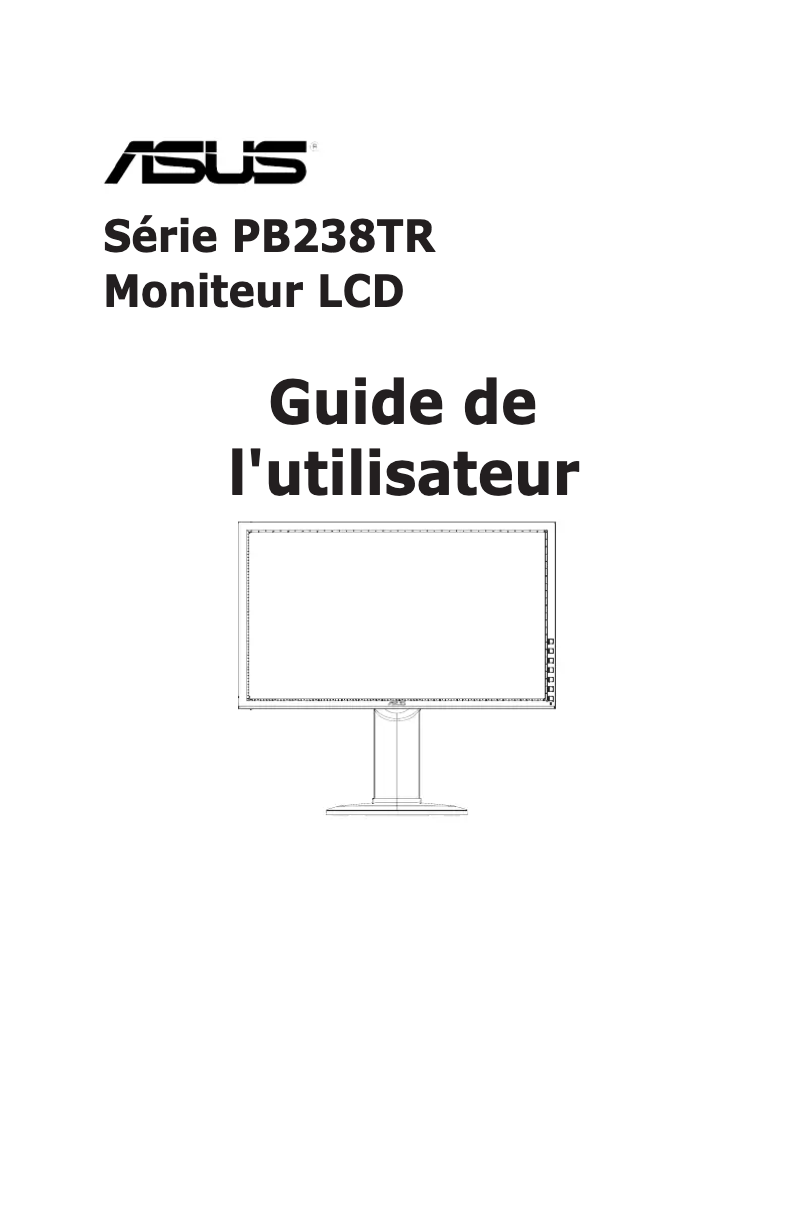 Page 1 of the manual User Manual Asus PB238TR