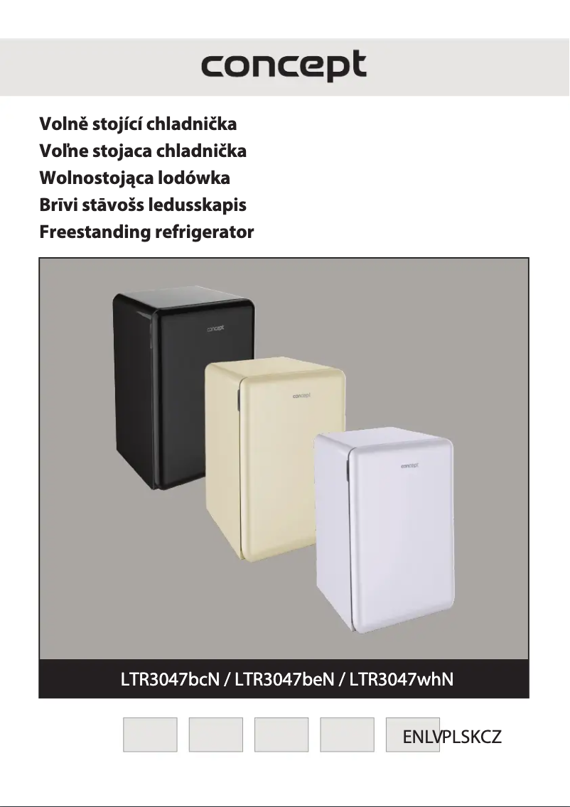 Page 1 of the manual User Manual Concept LTR3047bcN
