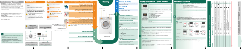 Page 1 of the manual Use and Maintenance Manual Siemens WS12X161BY