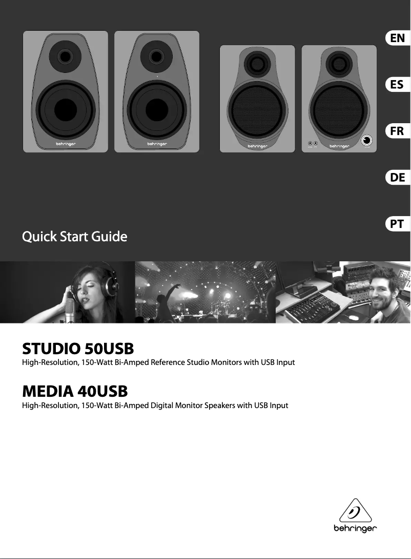 Image de la première page du manuel de l'appareil Studio 50USB