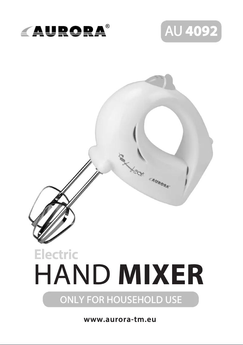 First page image of the manual for AU4092