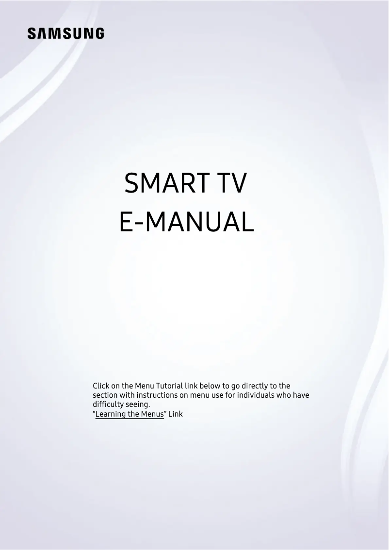 Page 1 of the manual User Manual Samsung KU86UT9000F
