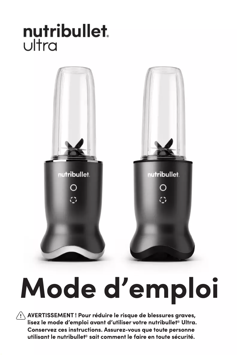 First page image of the manual for Ultra 1200