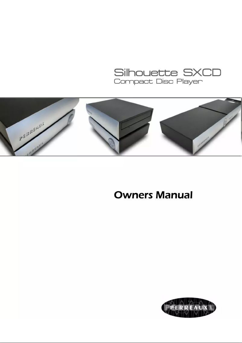 First page image of the manual for SXCD