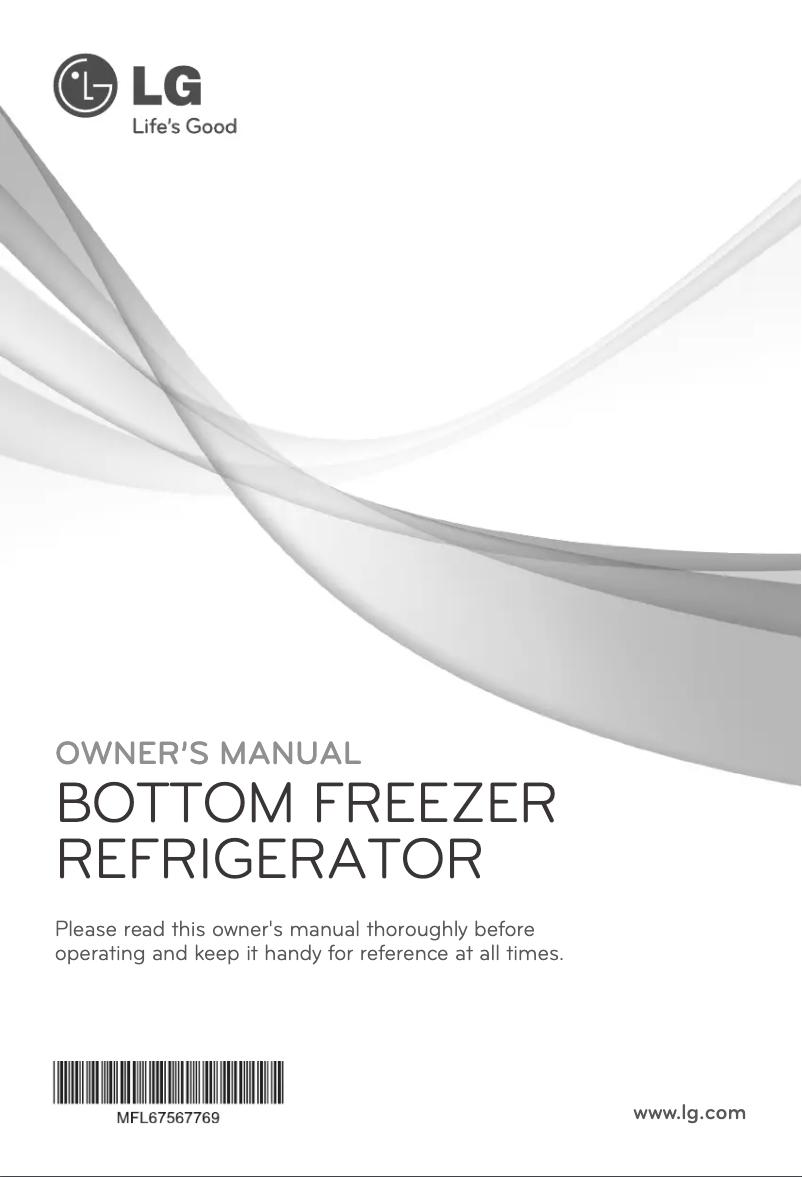 Page 1 of the manual User Manual LG GR-M34FBGHL