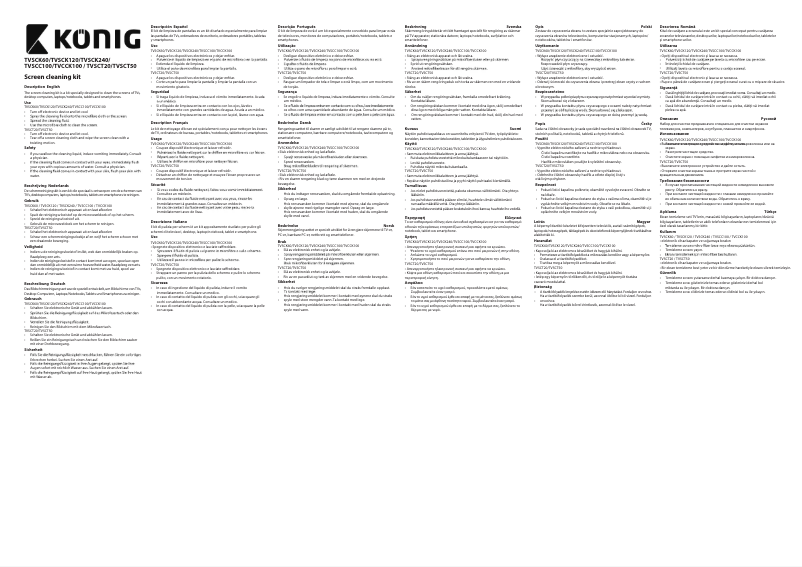 First page image of the manual for TVCCK100