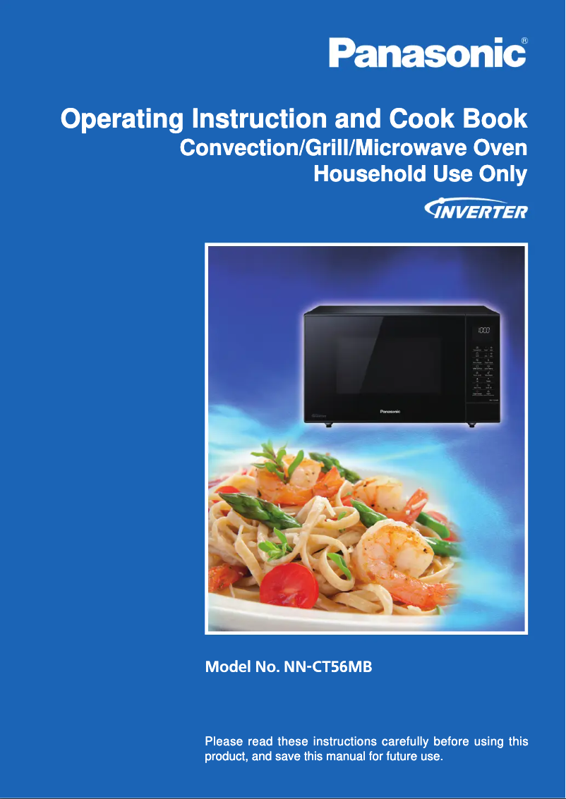 First page image of the manual for NN-CT56MB