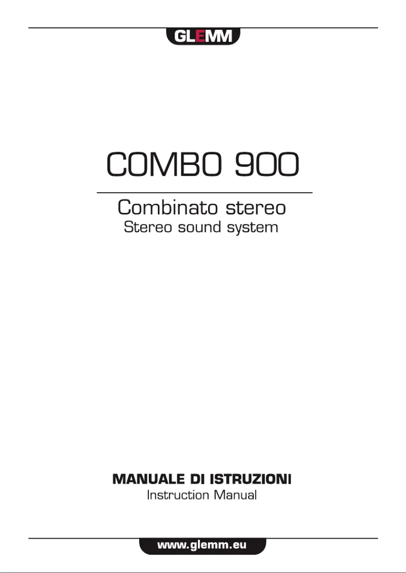 First page image of the manual for COMBO 900