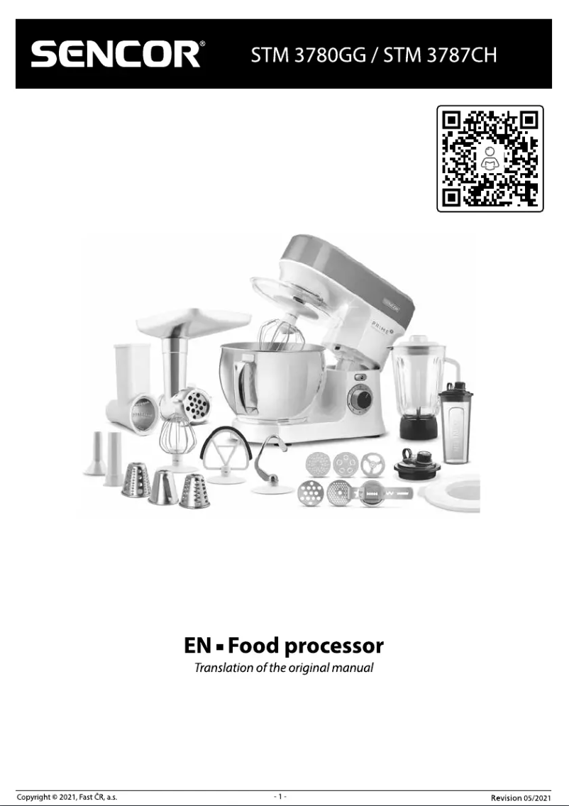 First page image of the manual for STM 3787CH