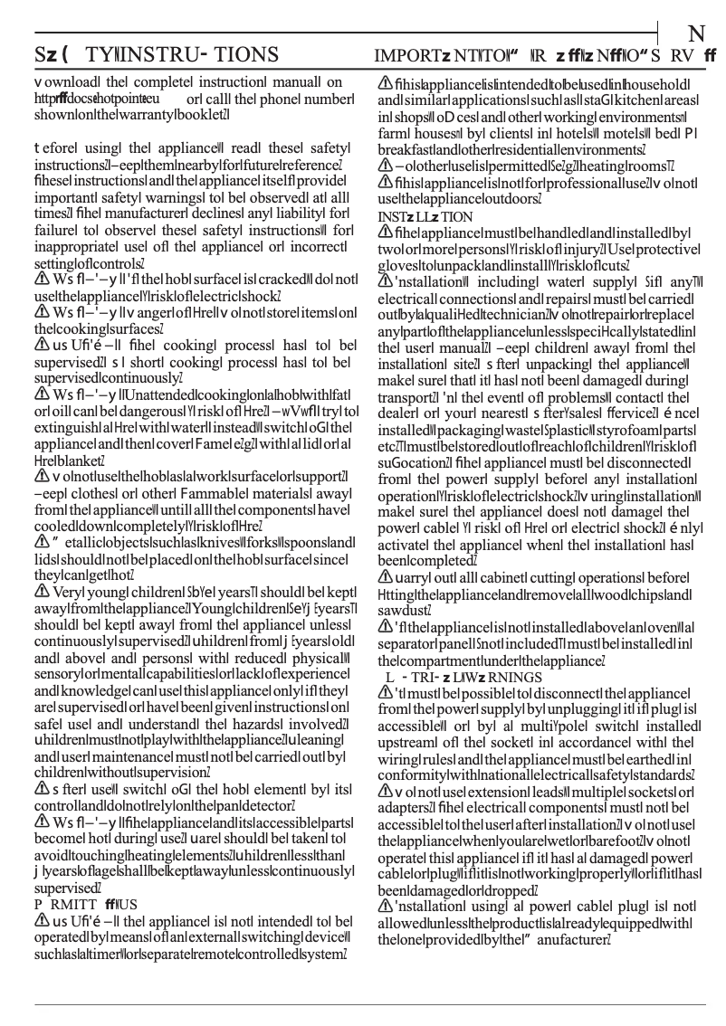 First page image of the manual for TB 2160B NE