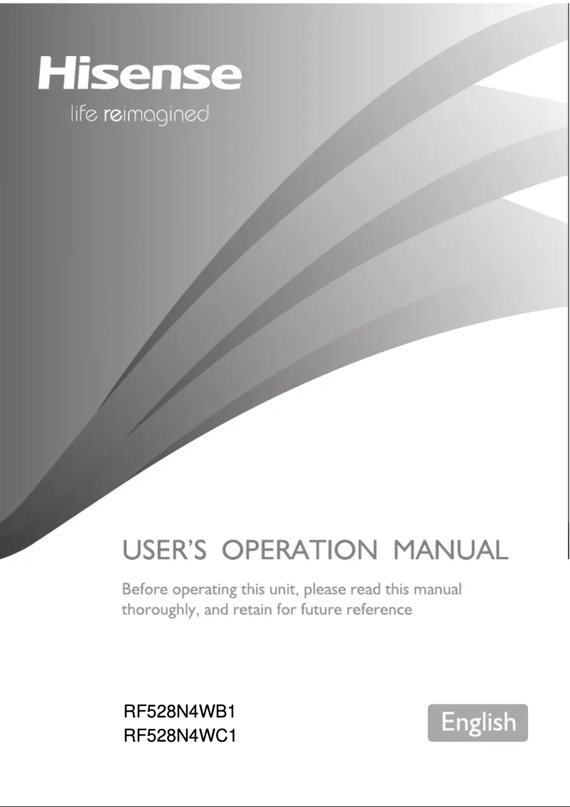 First page image of the manual for RF528N4WB1