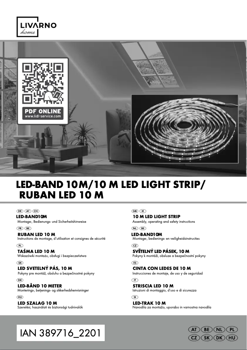 First page image of the manual for IAN 364921