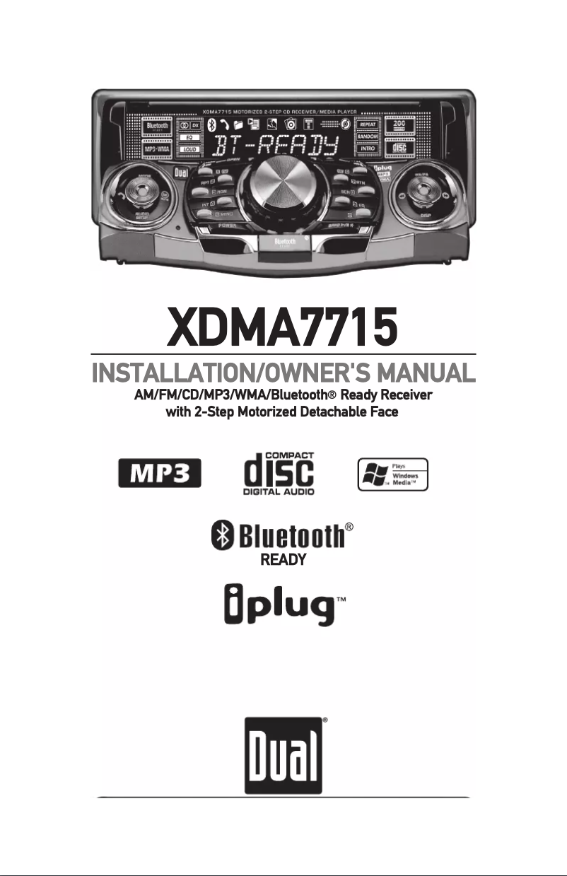 First page image of the manual for XDMA7715