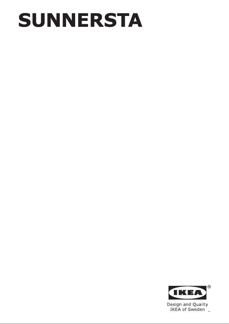 First page image of the manual for SUNNERSTA