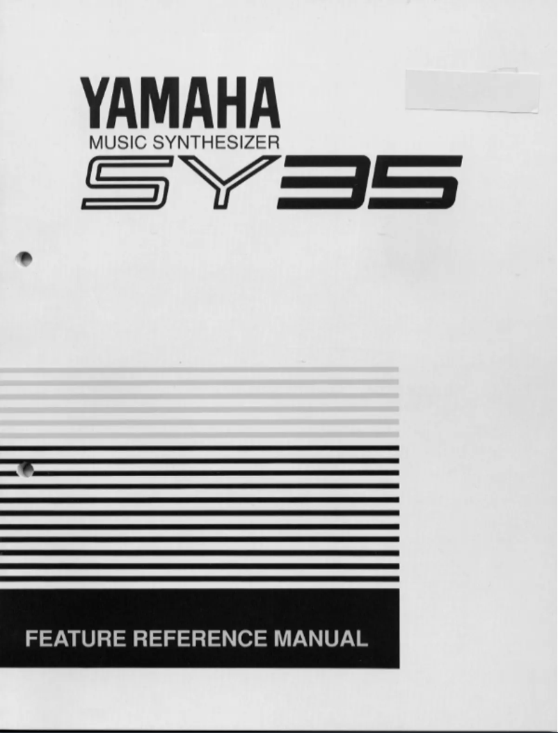 First page image of the manual for SY35