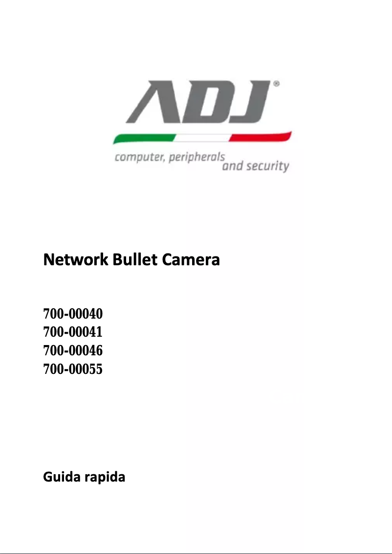 First page image of the manual for 700-00040