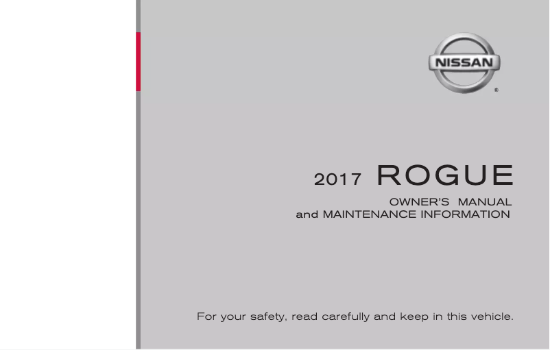 Page 1 of the manual User Manual Mazda Rogue (2017)