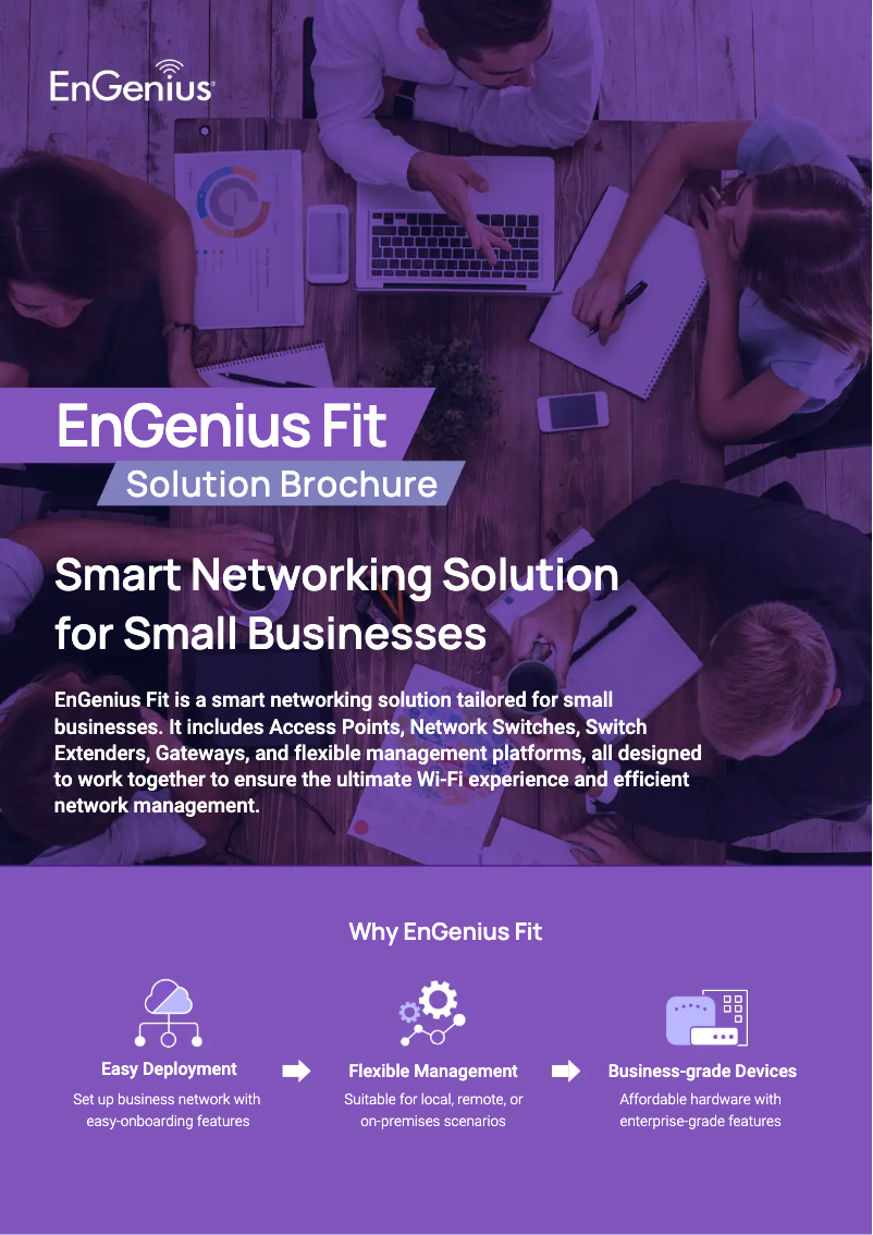 Page 1 of the manual Brochure EnGenius EWS7952P-FIT