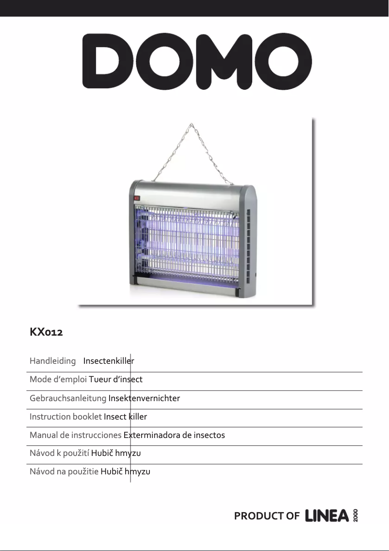 Page 1 of the manual User Manual Domo KX012