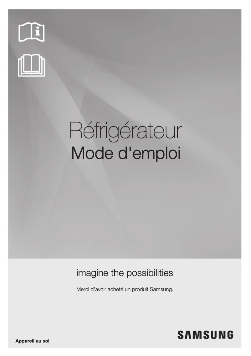 First page image of the manual for RT38FEJADSA