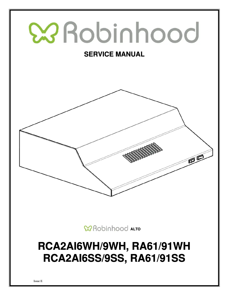 First page image of the manual for RCA 600