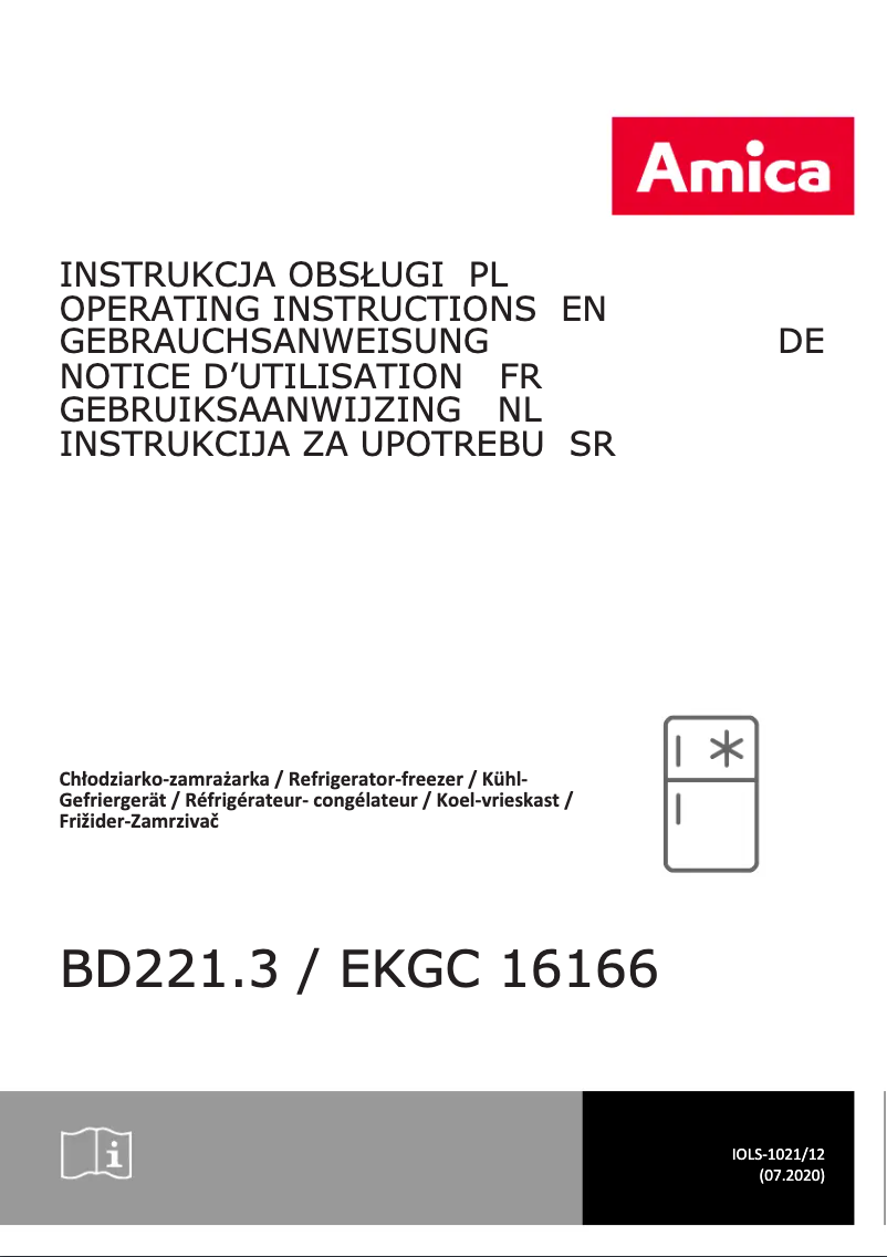 First page image of the manual for EKGC 16166