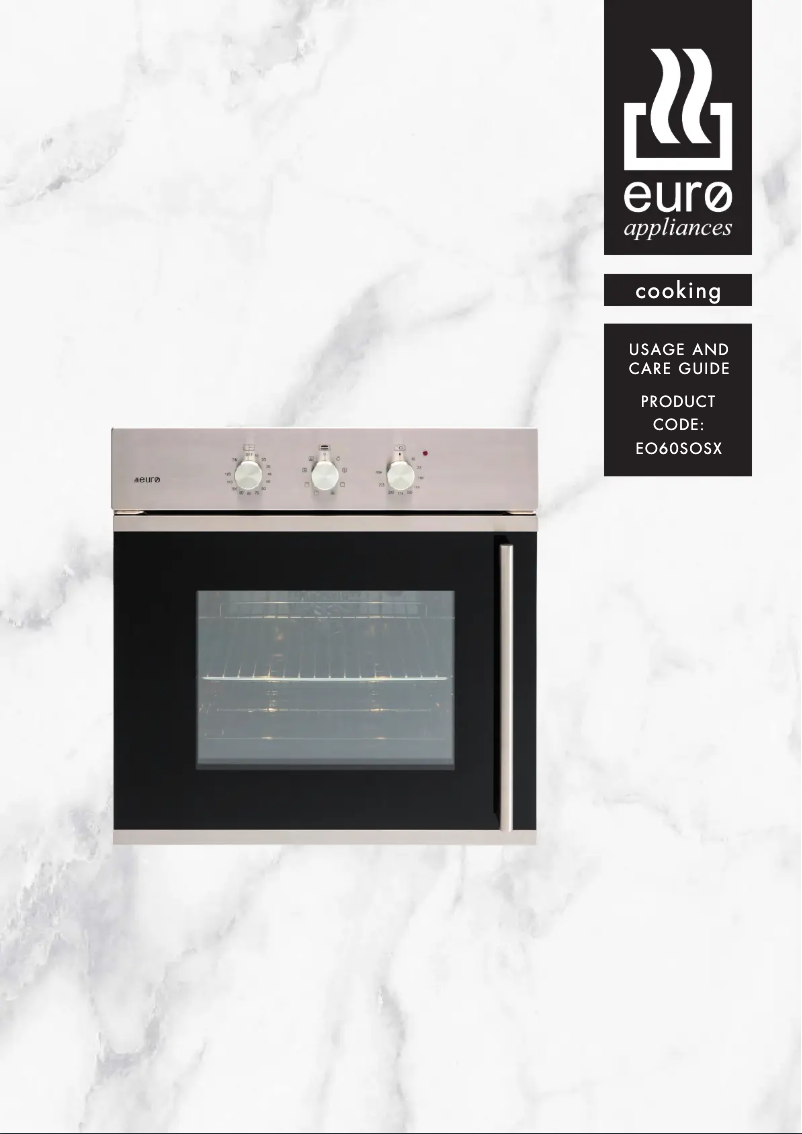 Page 1 of the manual User Manual Euro Appliances EO60SOSX