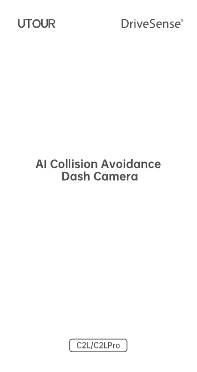 First page image of the manual for UTOUR C2L Pro