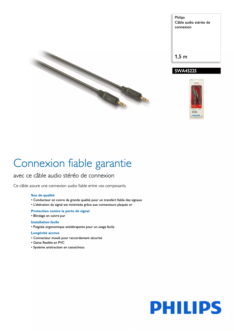 First page image of the manual for SWA4522S