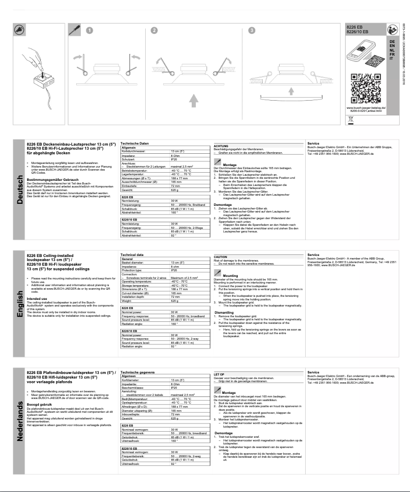 First page image of the manual for 2CKA008200A0202