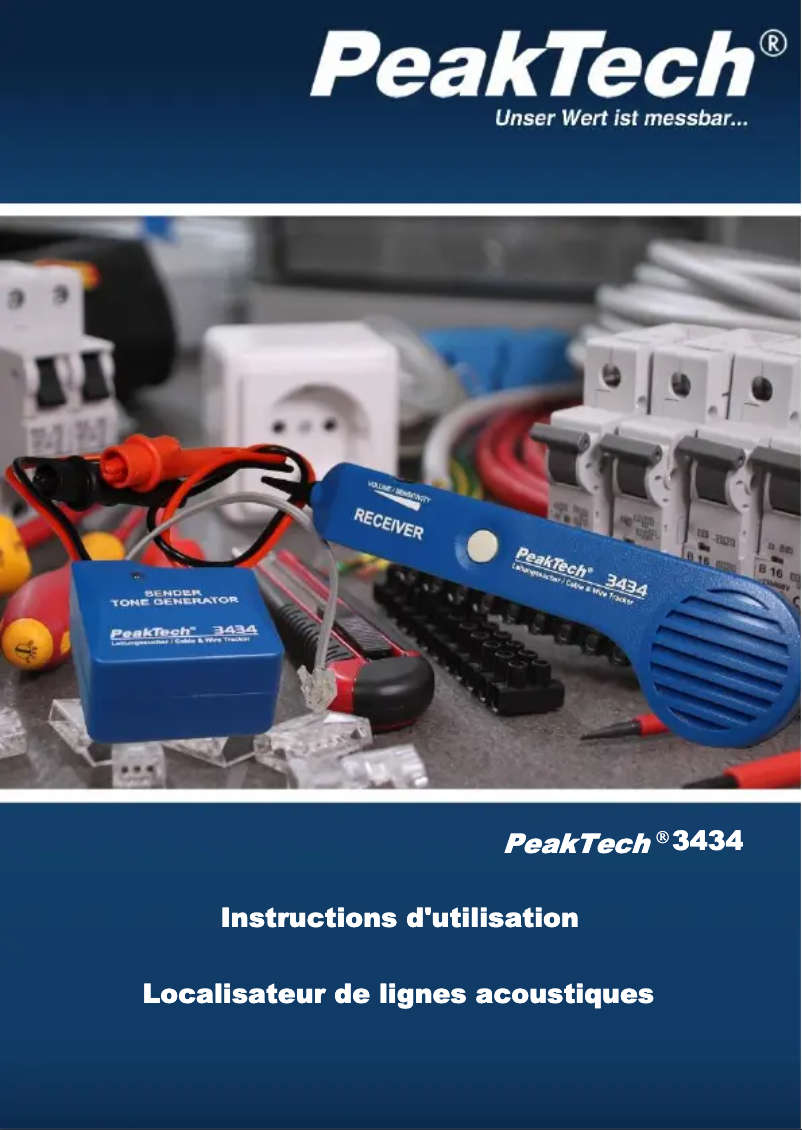 First page image of the manual for 3434