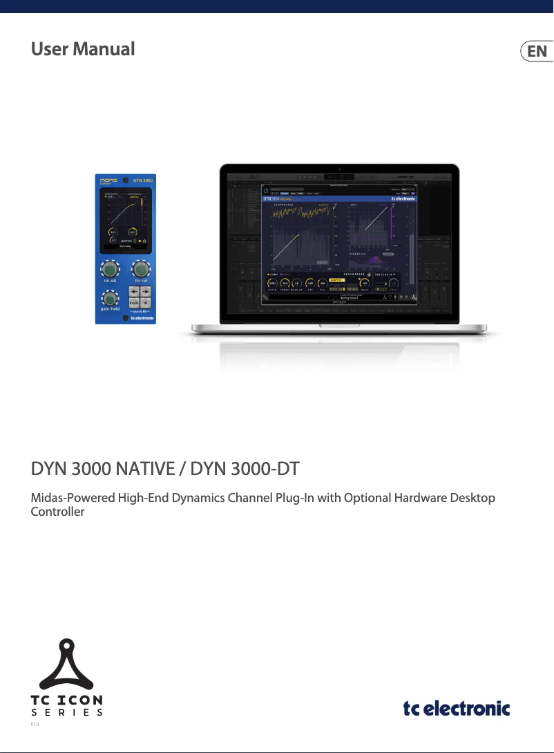 First page image of the manual for DYN 3000 Native