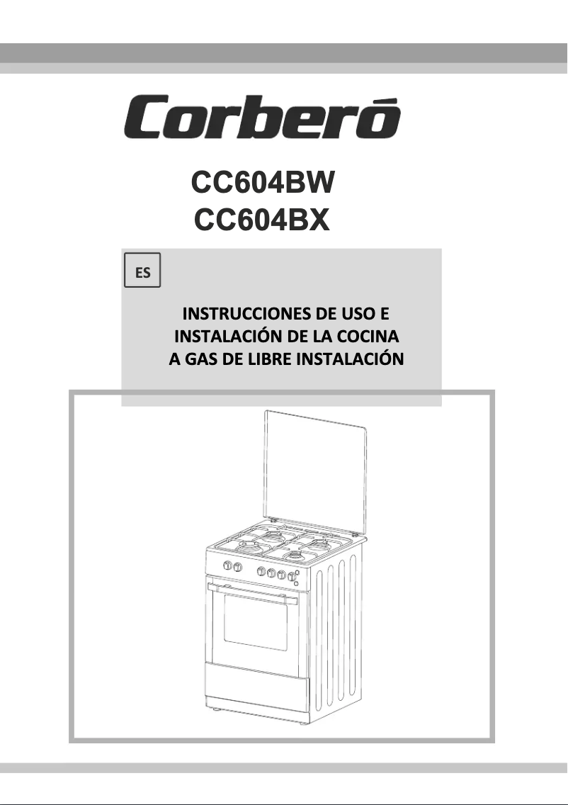 First page image of the manual for CC 604 BX