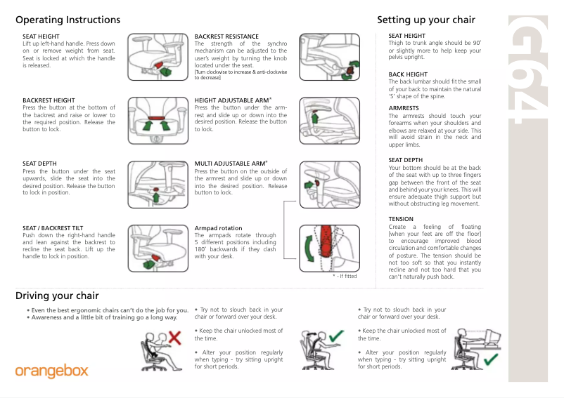 Image de la première page du manuel de l'appareil G64