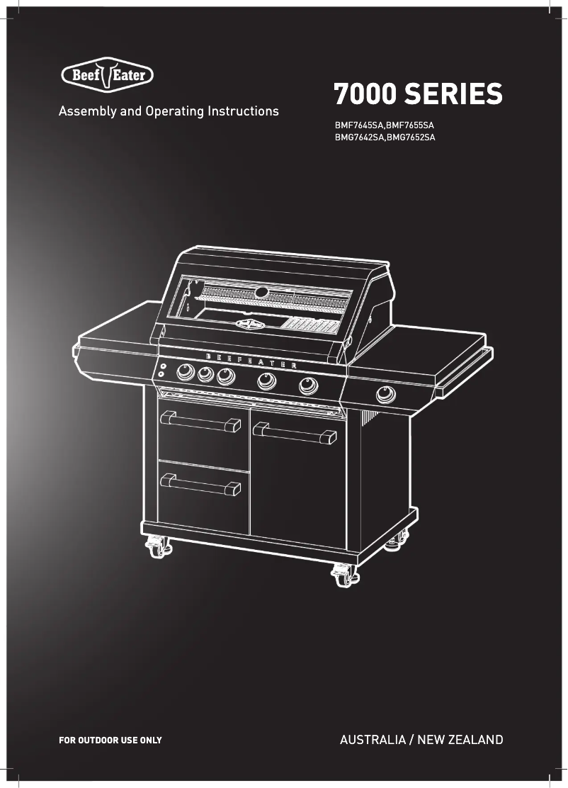 Page 1 of the manual User Manual BeefEater 7000 Classic BBG7640SA