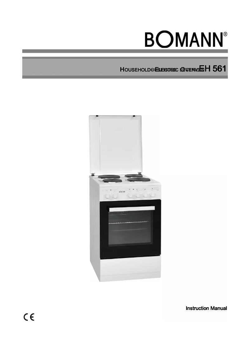 First page image of the manual for EH 561