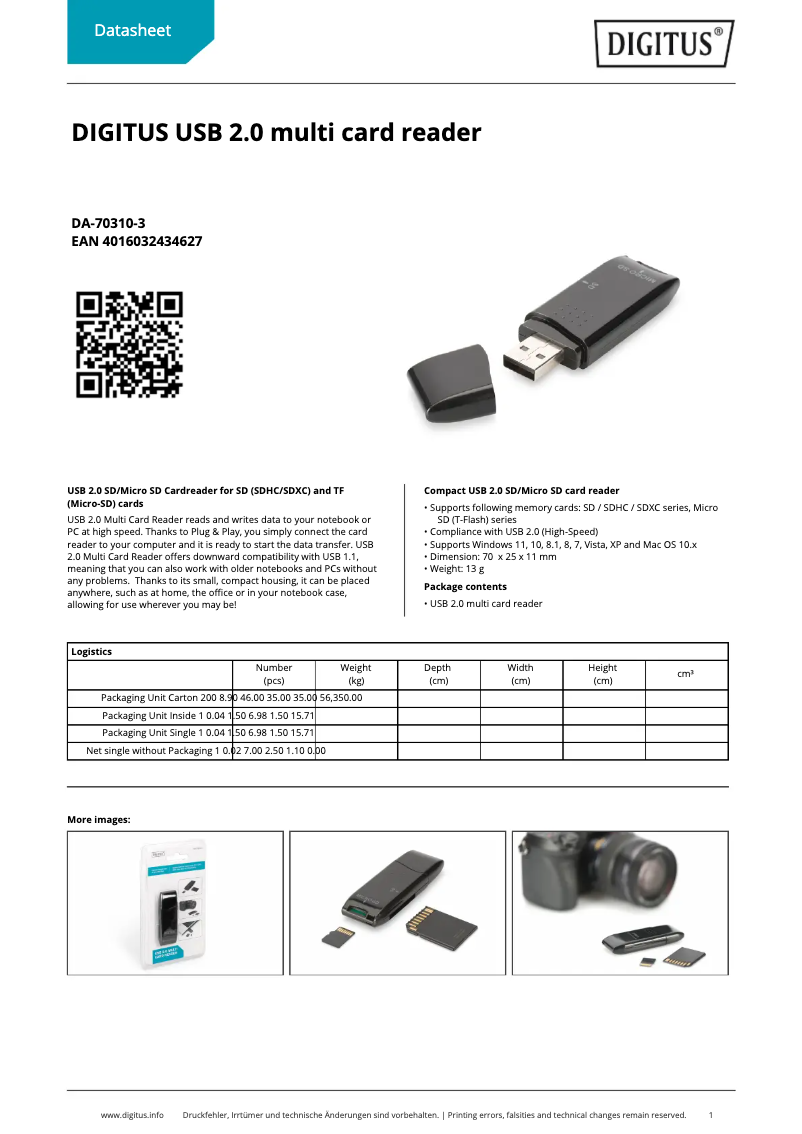 First page image of the manual for DA-70310-3