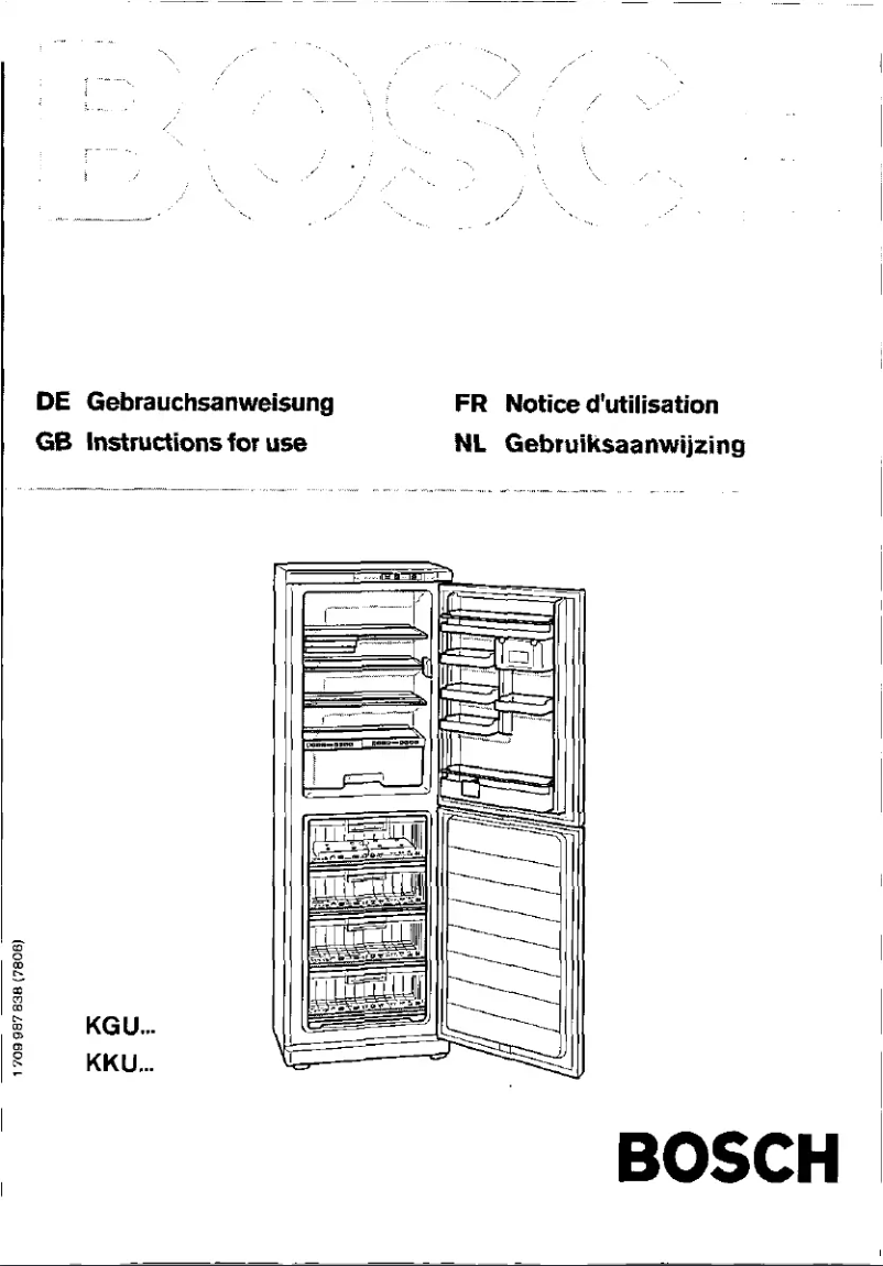 First page image of the manual for KG31U03