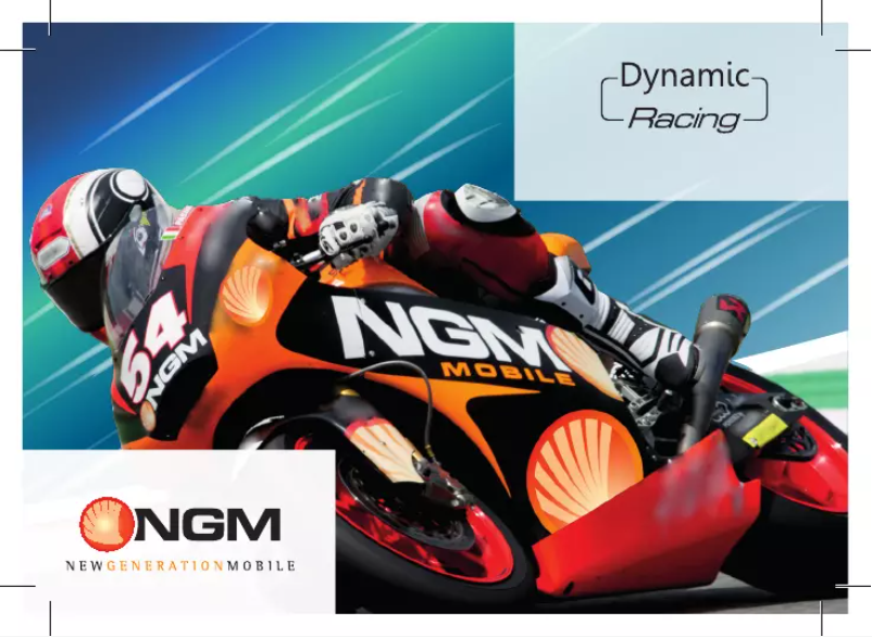 First page image of the manual for Dynamic Racing GP