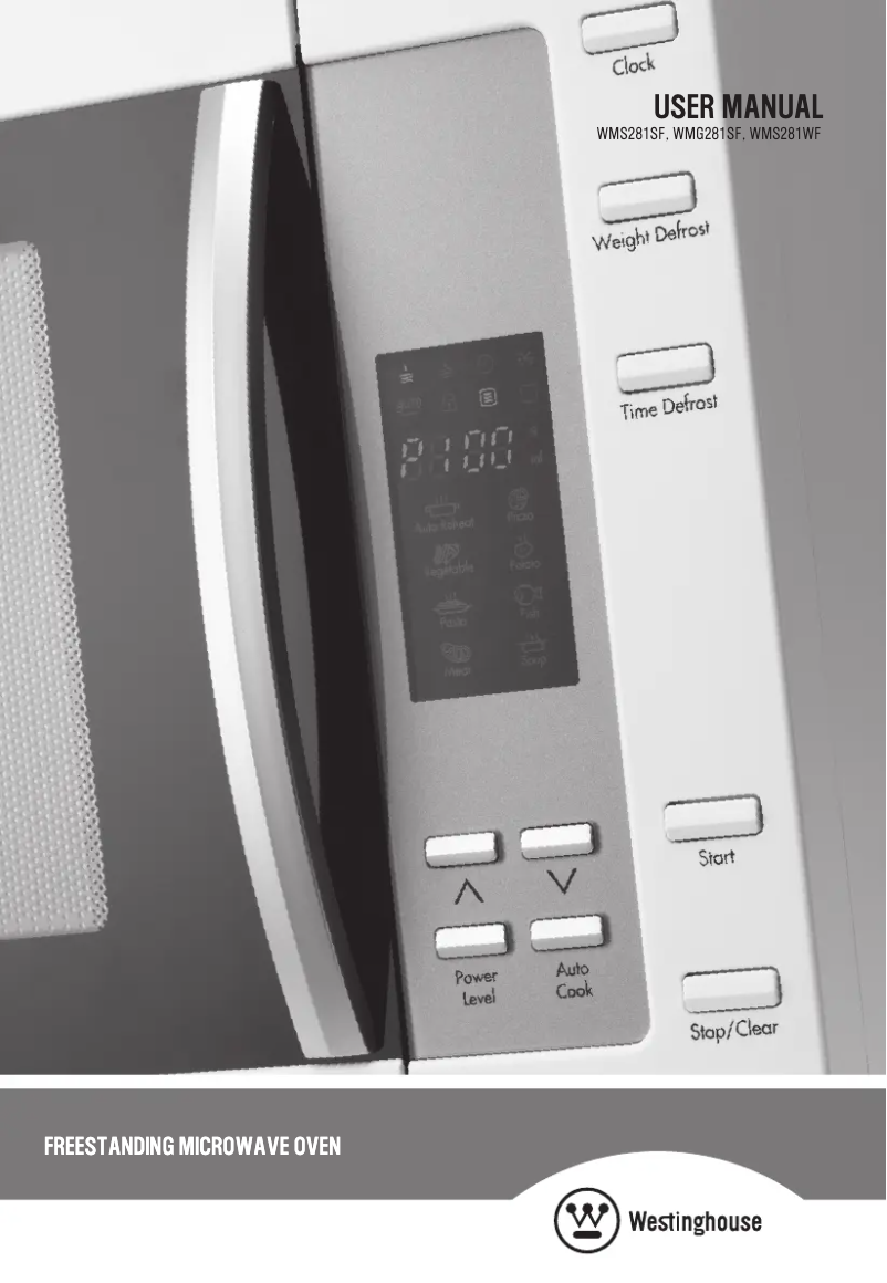 Page 1 de la notice Mode d'emploi Westinghouse WMG281SF
