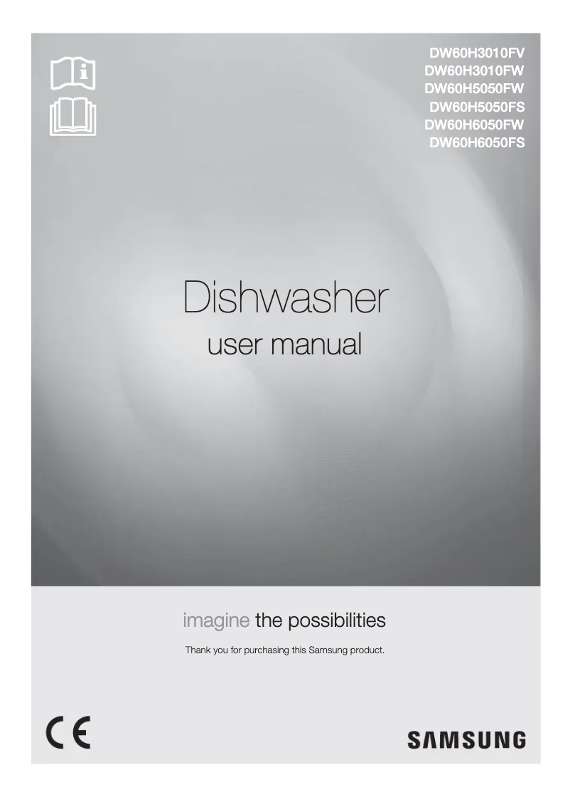 First page image of the manual for DW60H3010FW