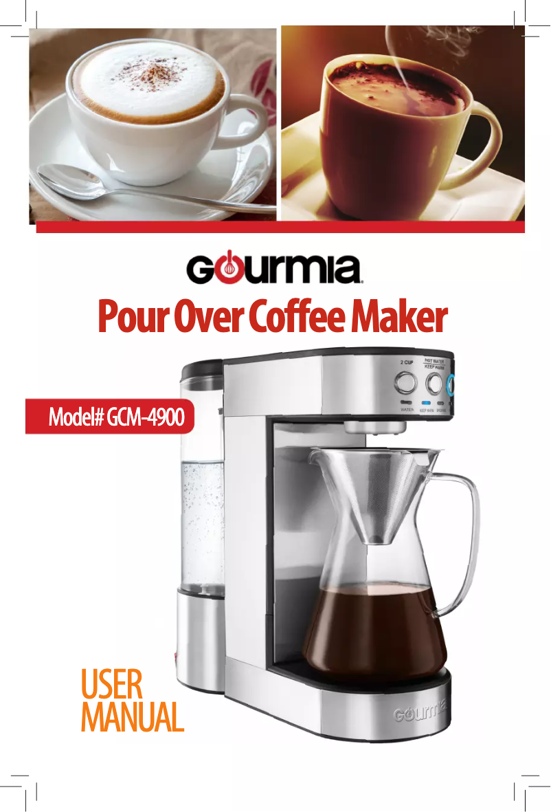 Page 1 of the manual User Manual Gourmia GCM4900