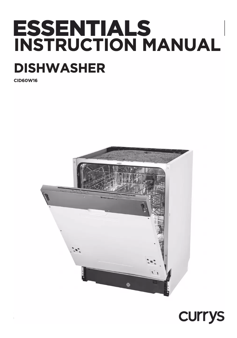 First page image of the manual for CID60W16