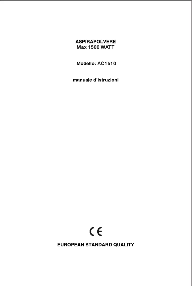First page image of the manual for AC1510